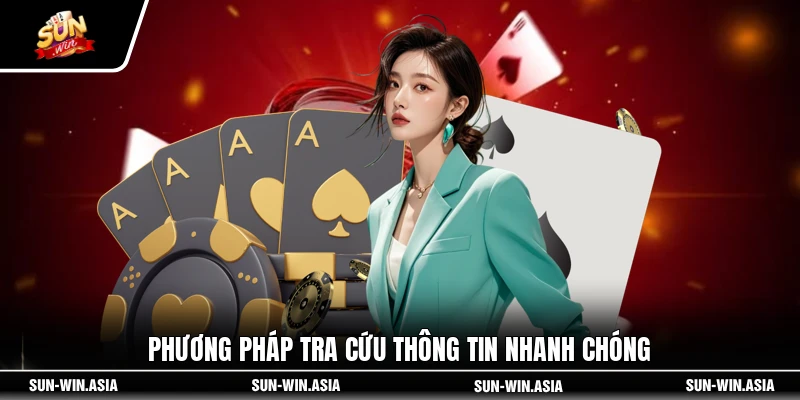 Phương pháp tra cứu thông tin nhanh chóng