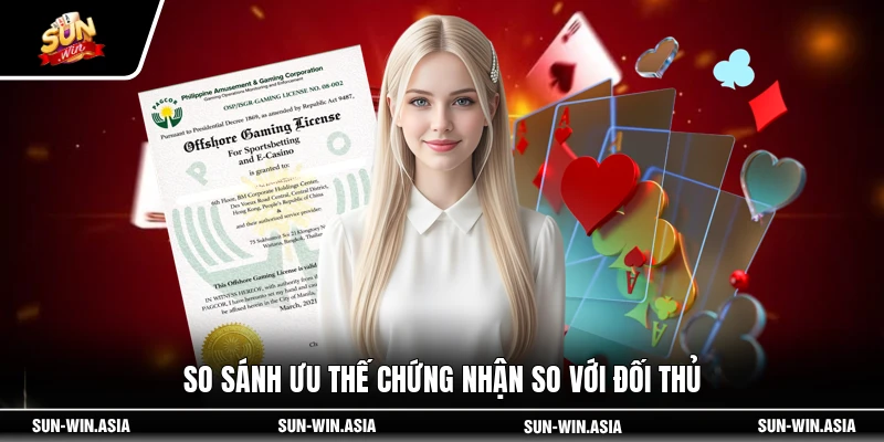 So sánh ưu thế chứng nhận so với đối thủ